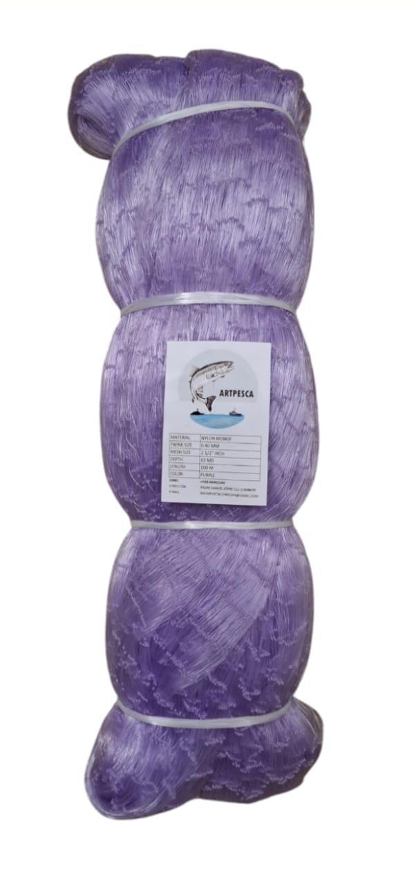 RED MERLUCERA MORADA 0,40MM