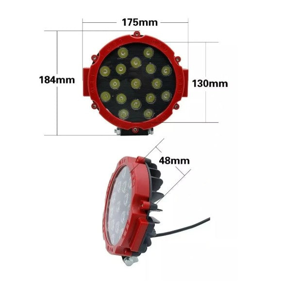 FOCO LED 51W IMPERMEABLE